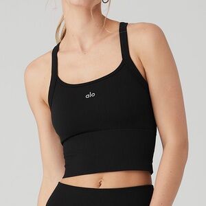 Alo Seamless Ribbed Favorite Bra Tank